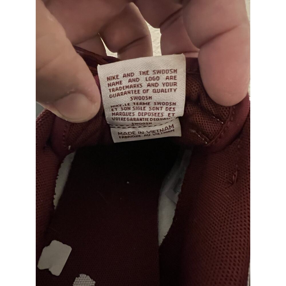 Size 10 Nike Air Dunk Low Retro Team Red Burgundy White DD1391-601 Sneakers Men - Picture 9 of 11